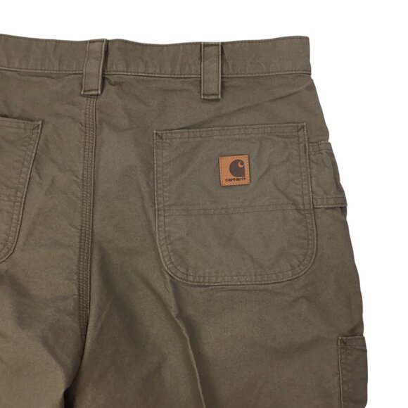 Carhartt Men's Carpenter Shorts NWOT Original Fit B147 LBR Work  38 x 10 Utility - Picture 4 of 5